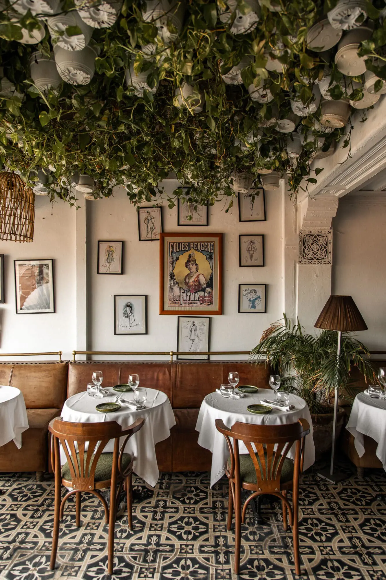 Outdoor seating on the rooftop of Le Salama Marrakech