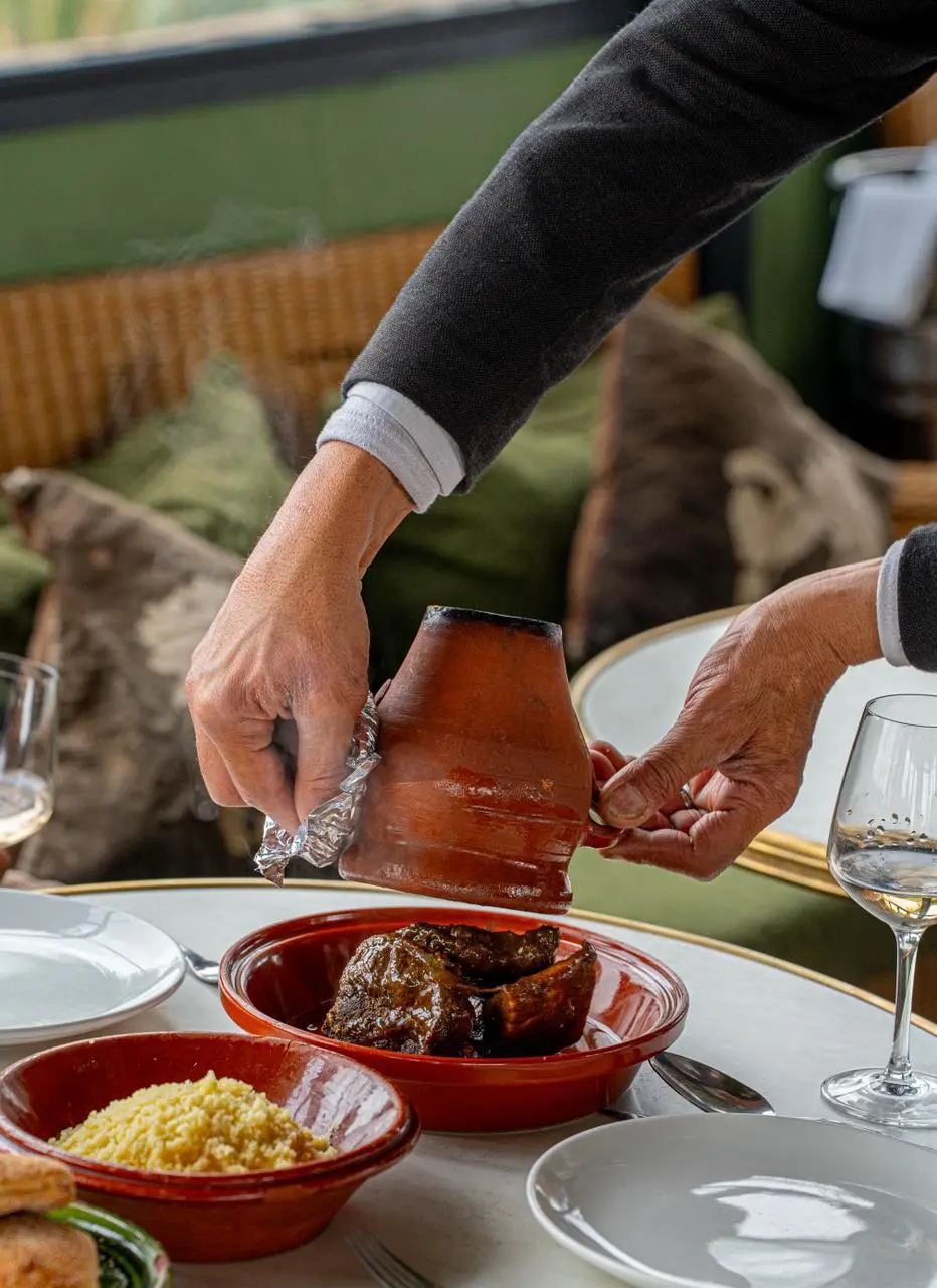 Moroccan dish at Le Salama