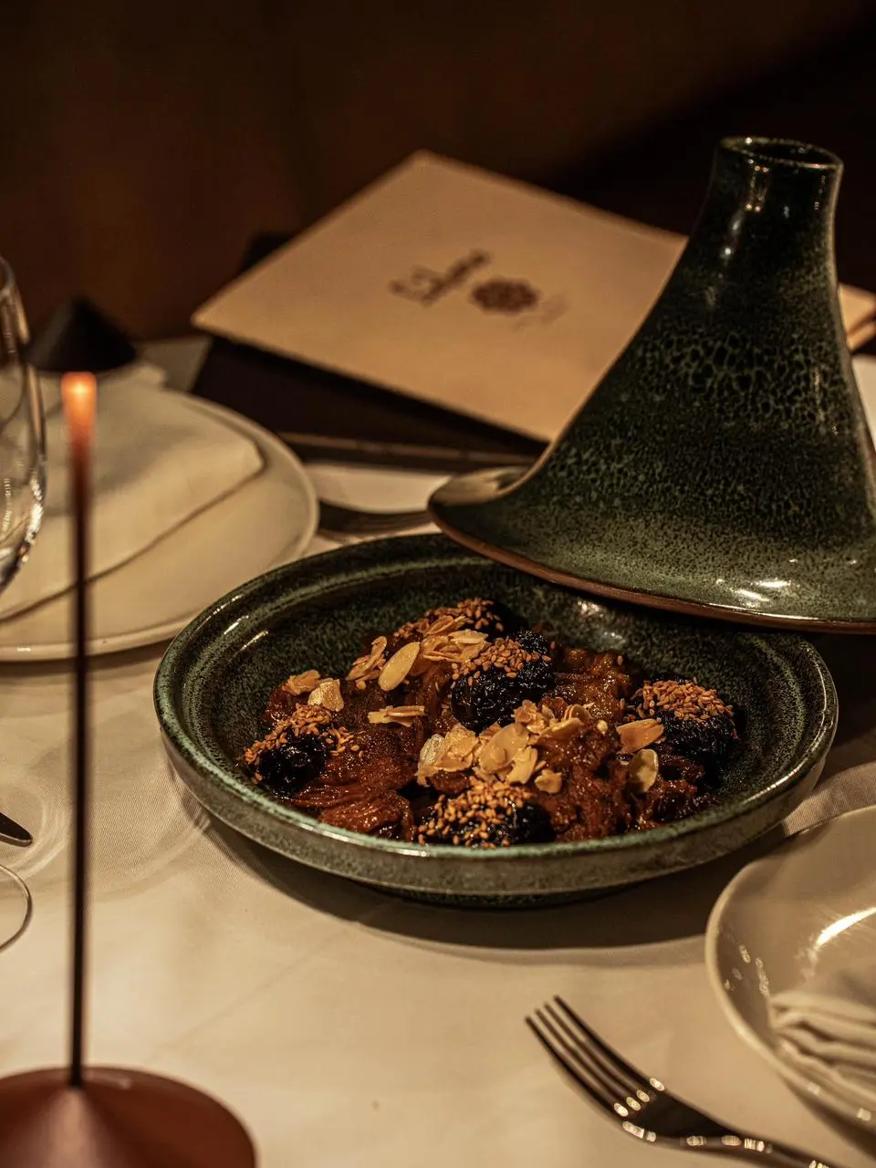 Guests dining at Le Salama